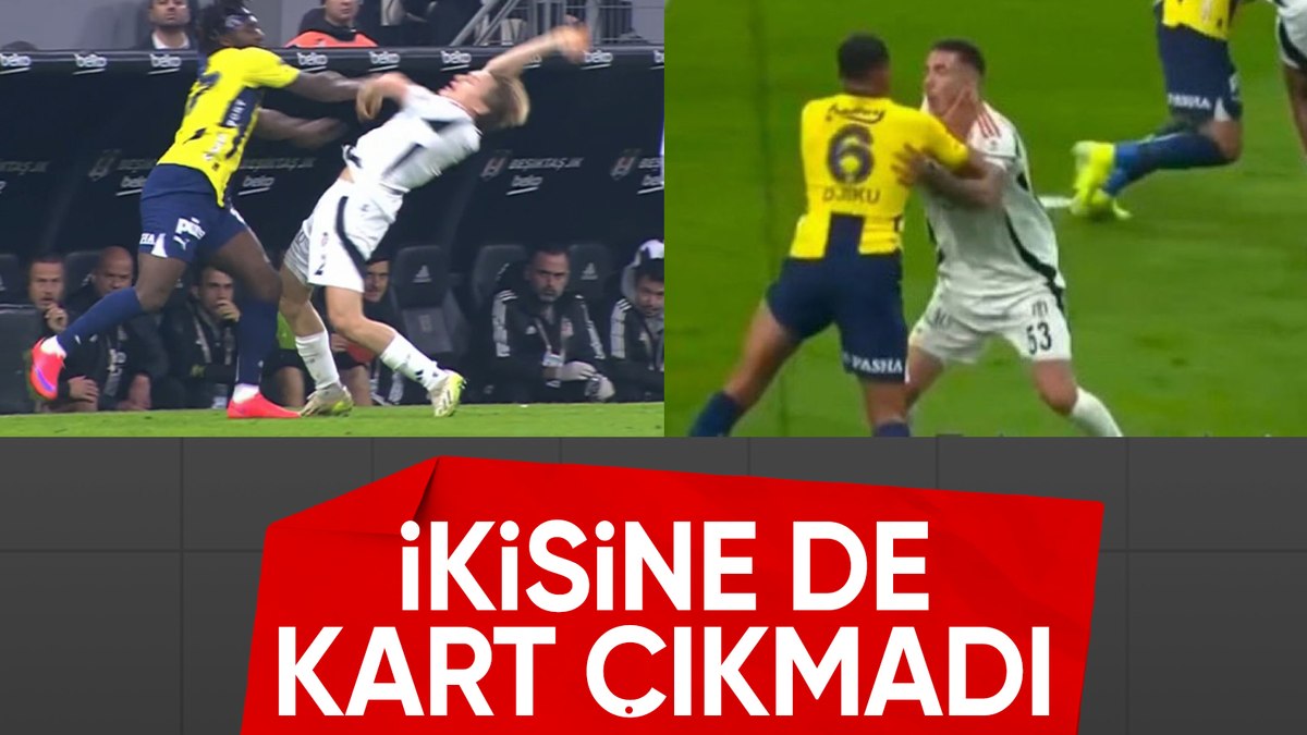 Beşiktaş – Fenerbahçe derbisinde tartışılan anlar: Önce Maximin sonra Djiku