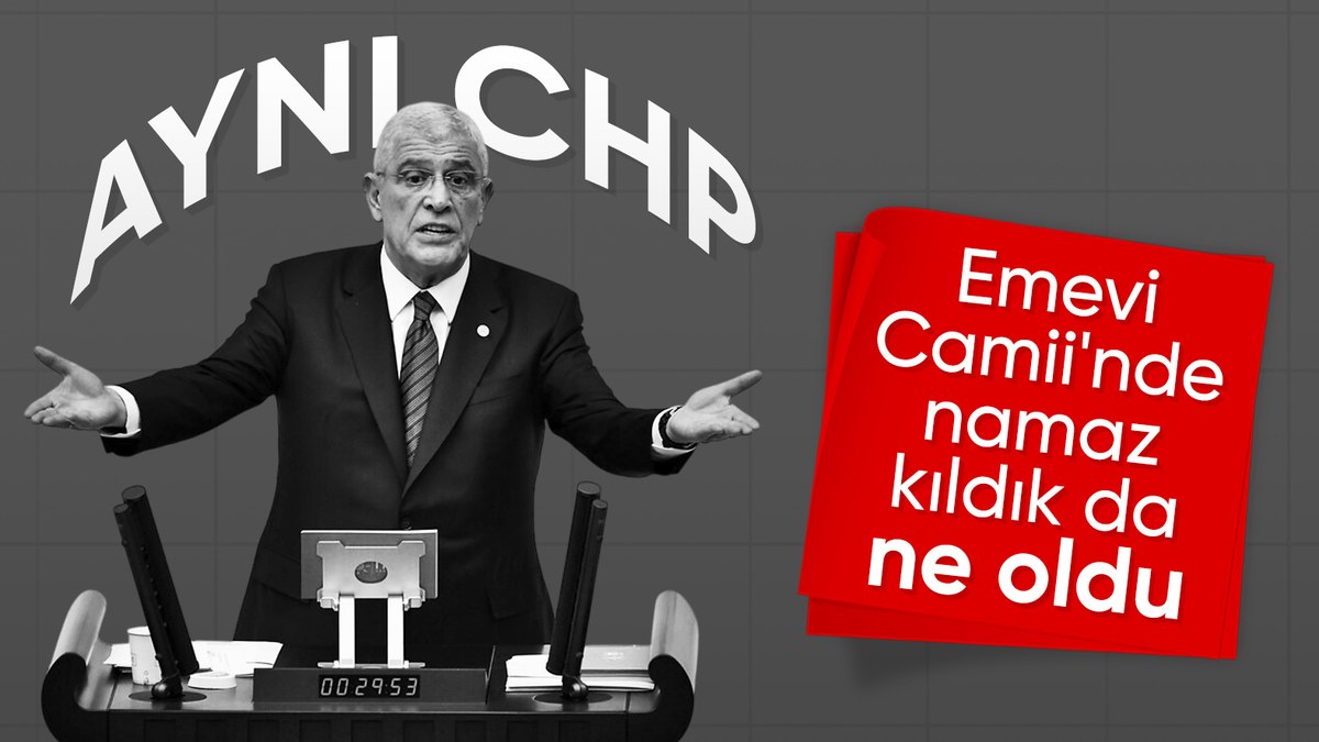 Müsavat Dervişoğlu Emevi Camii’nde kılınan namazdan rahatsız oldu