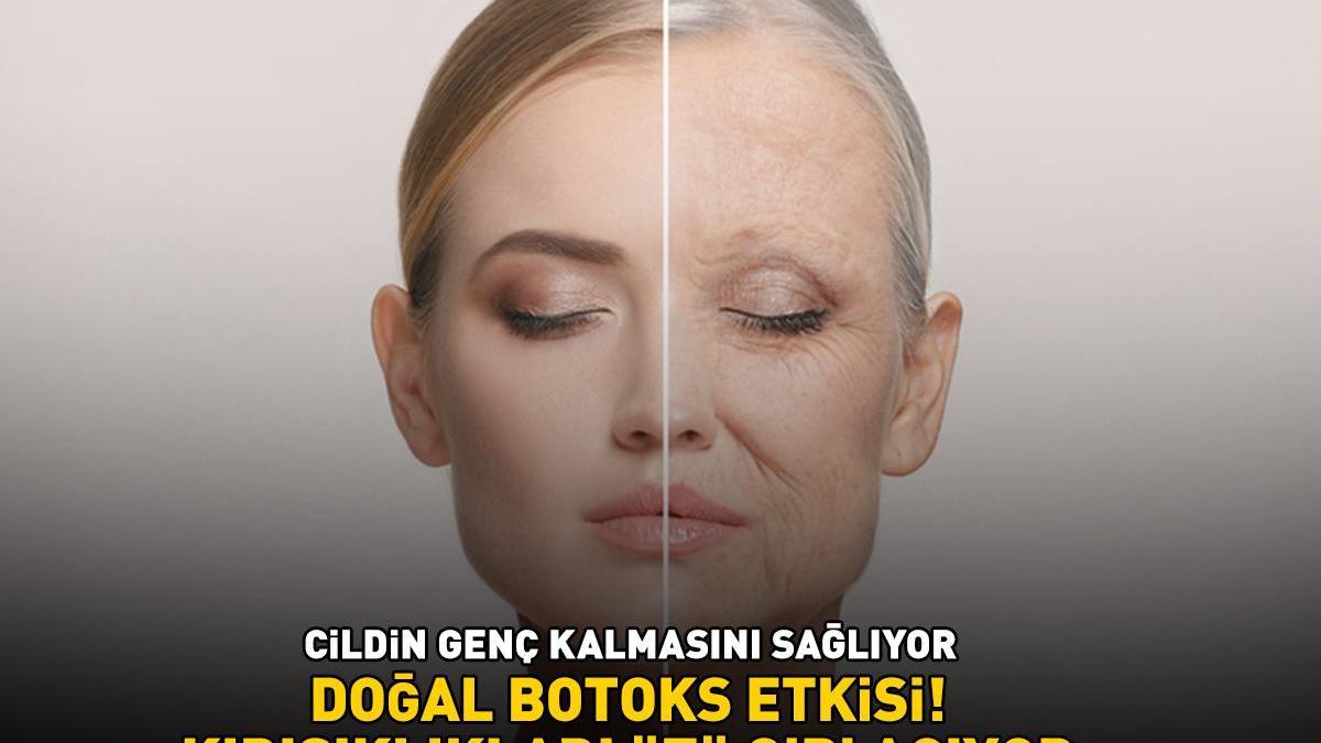 Doğal botoks etkisi! 1 damlası kırışıklıkları ütü gibi açıyor, cildin genç kalmasını sağlıyor