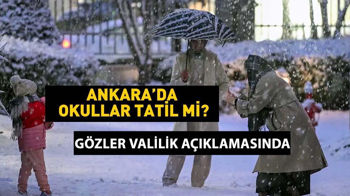 Yarın Ankara’da okullar tatil mi? 21 Şubat 2025 Ankara’da okullar tatil mi? Valilik açıklama yaptı mı?
